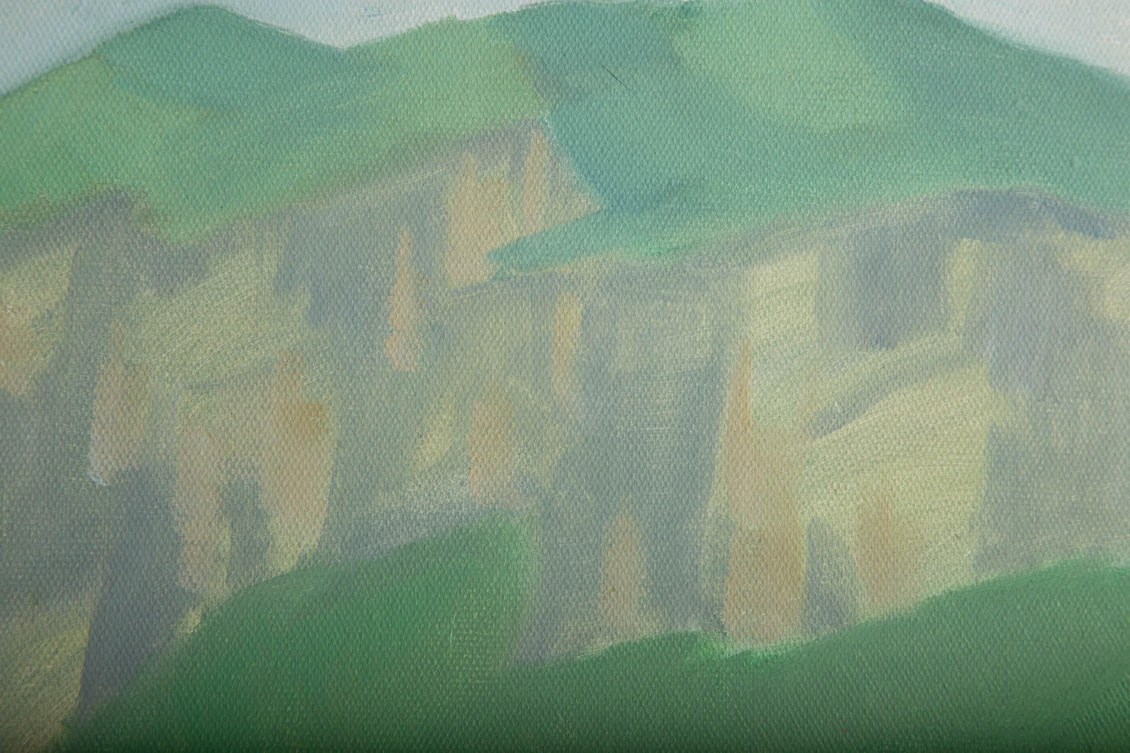 Paesaggio di Yang Yang Olio su tela originale 