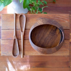 Bowl and Tongs by Jens Quistgaard for Dansk