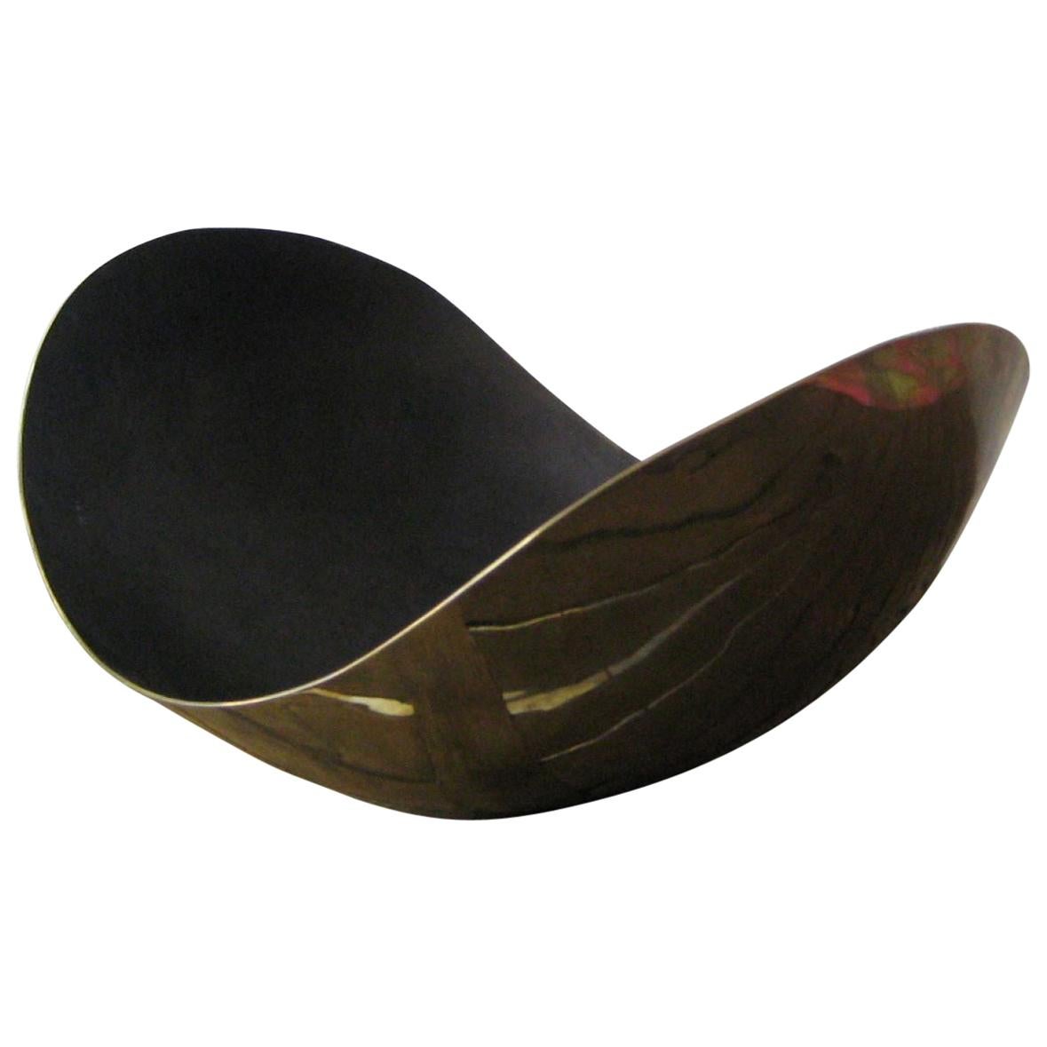 Bowl Brass created by atelier Boucquet For Sale