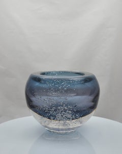 "Bowl Bubbles" Eco-Crystal Vase from Bf Glass Studio, 2021