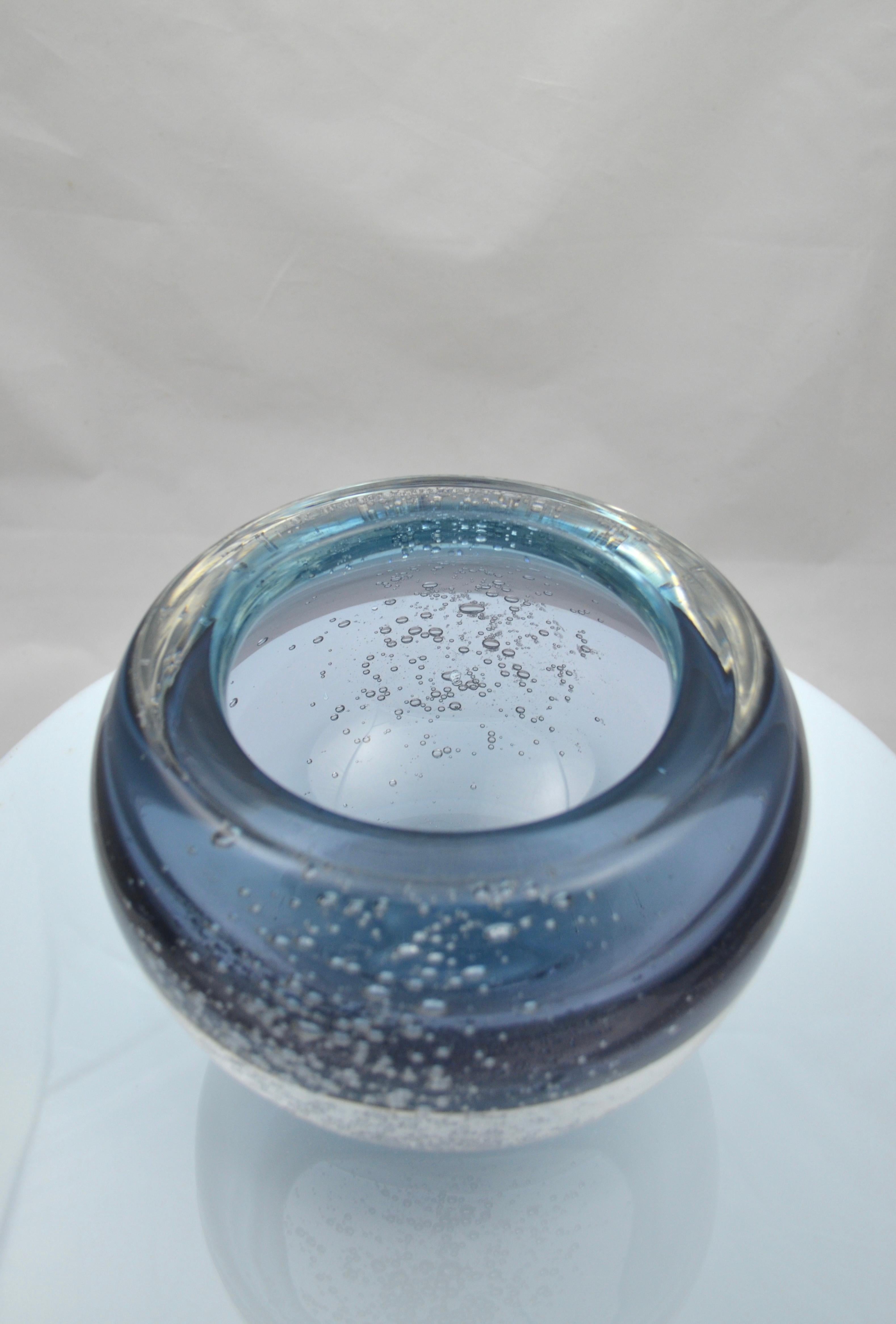 Eco-Kristallvase „Bowl Bubbles“ von BF Glass Studio, 2021 im Zustand „Neu“ im Angebot in Marinha Grande, PT