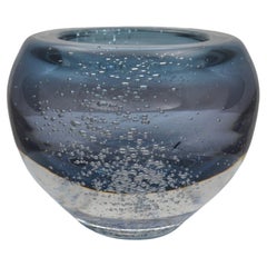 Vase en cristal Eco-Crystal "Bowl bubbles" de BF Glass Studio, 2021