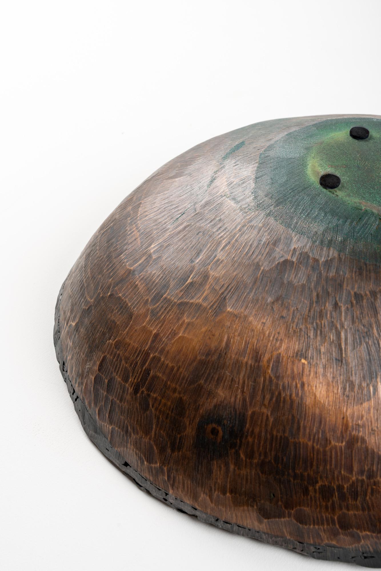 Hammered Bowl by Lorenzo Burchiellaro approx. 1970 For Sale