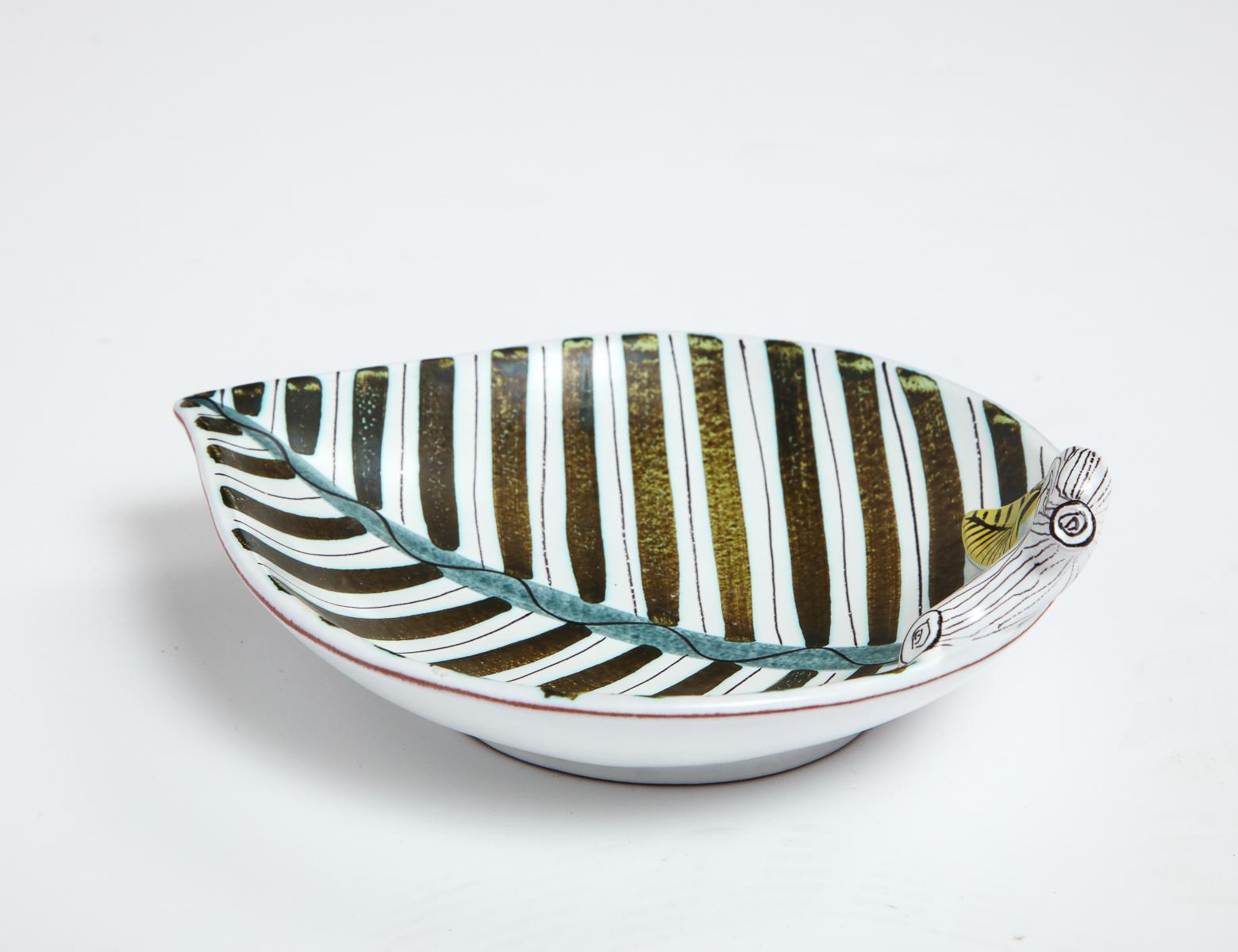 Ceramic Bowl by Stig Lindberg, Scandinavian Midcentury, Sweden, Faience 2