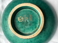 Wilhelm Kage bowl in ceramic 'argenta' for Gustavsberg Sweden 1950
