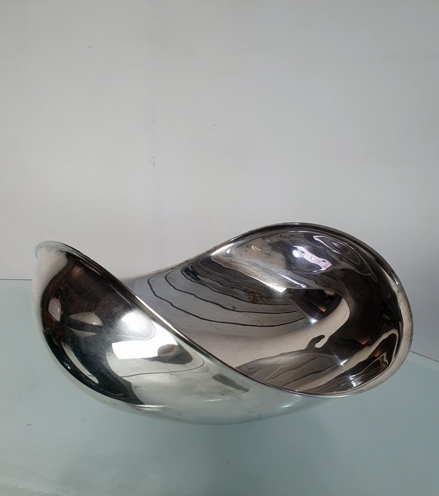 Mid-Century Modern Bowl 'Candara' by Lino Sabattini, Italy, 1970 For Sale