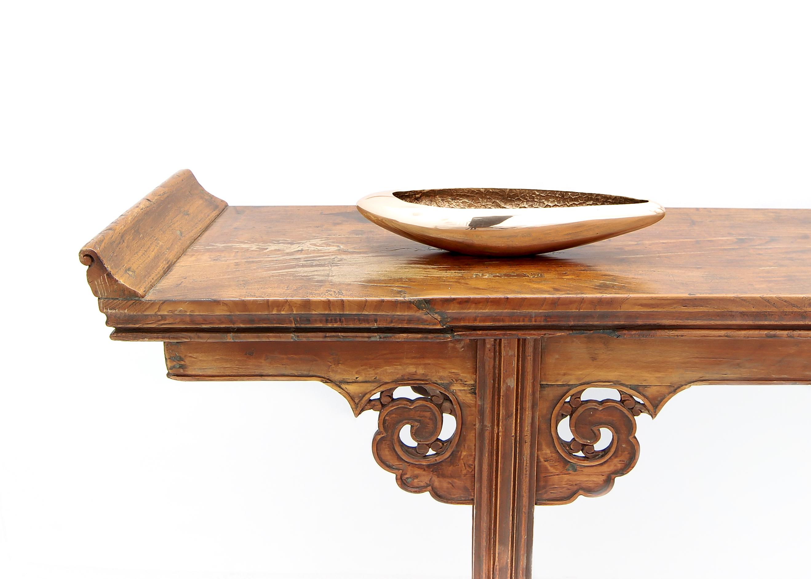 Brésilien Bol, centre de table en bronze poli de Fakasaka Design en vente