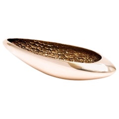 Bowl, Centerpiece in Polished Bronze by Fakasaka Design