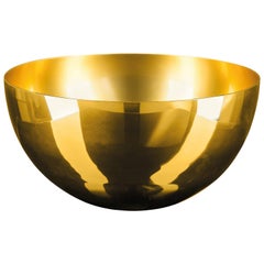 Bowl Cup, Gold Color, in Glass, Italy