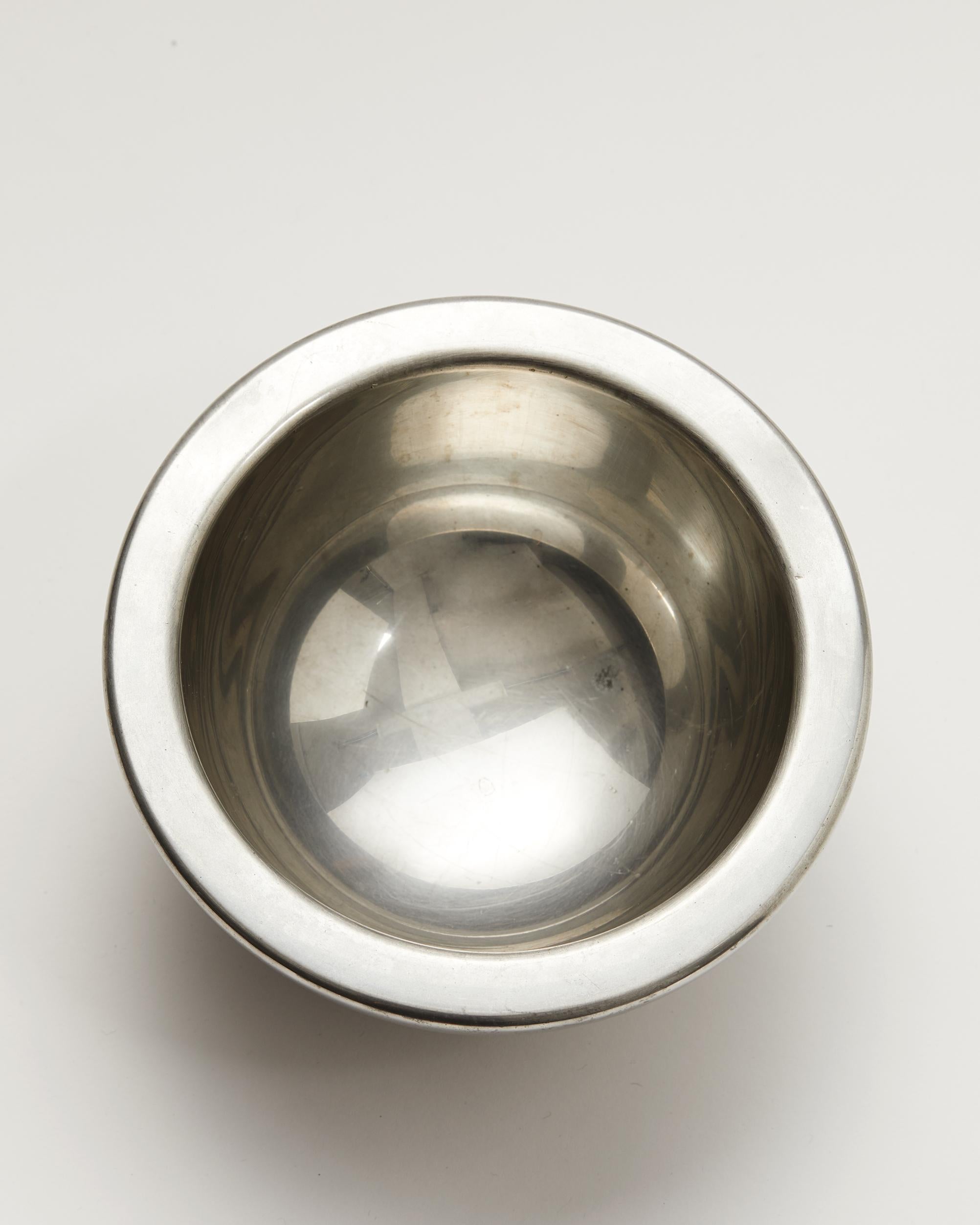 Polished Bowl Designed by Astrid Fog for Geust Andersen, Denmark, 1960s