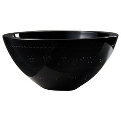 Bowl Designed by Ingegerd Råman for Orrefors, Sweden, 1980s