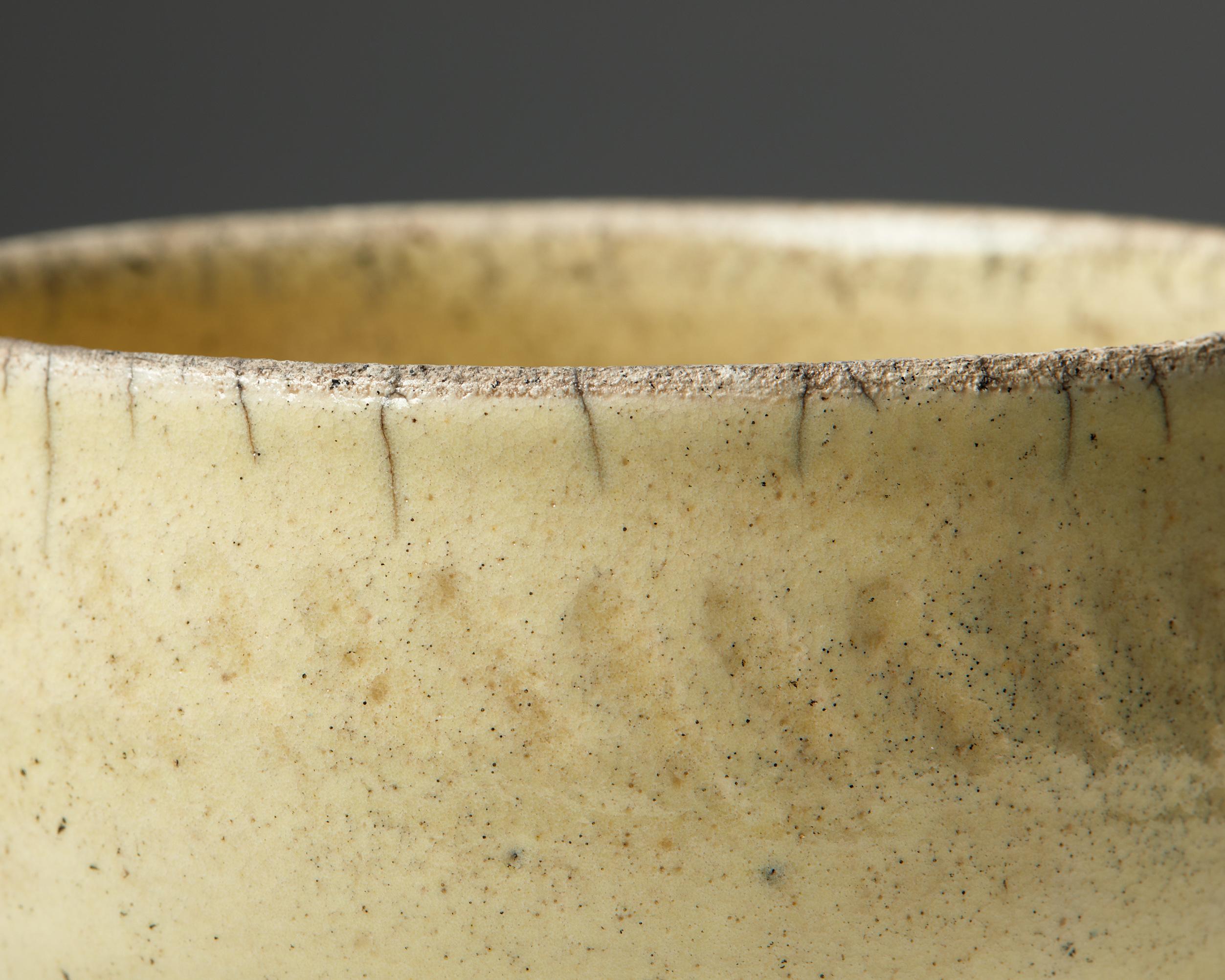 Ceramic Bowl Designed by Inger Rokkjaer, Denmark, 1990s