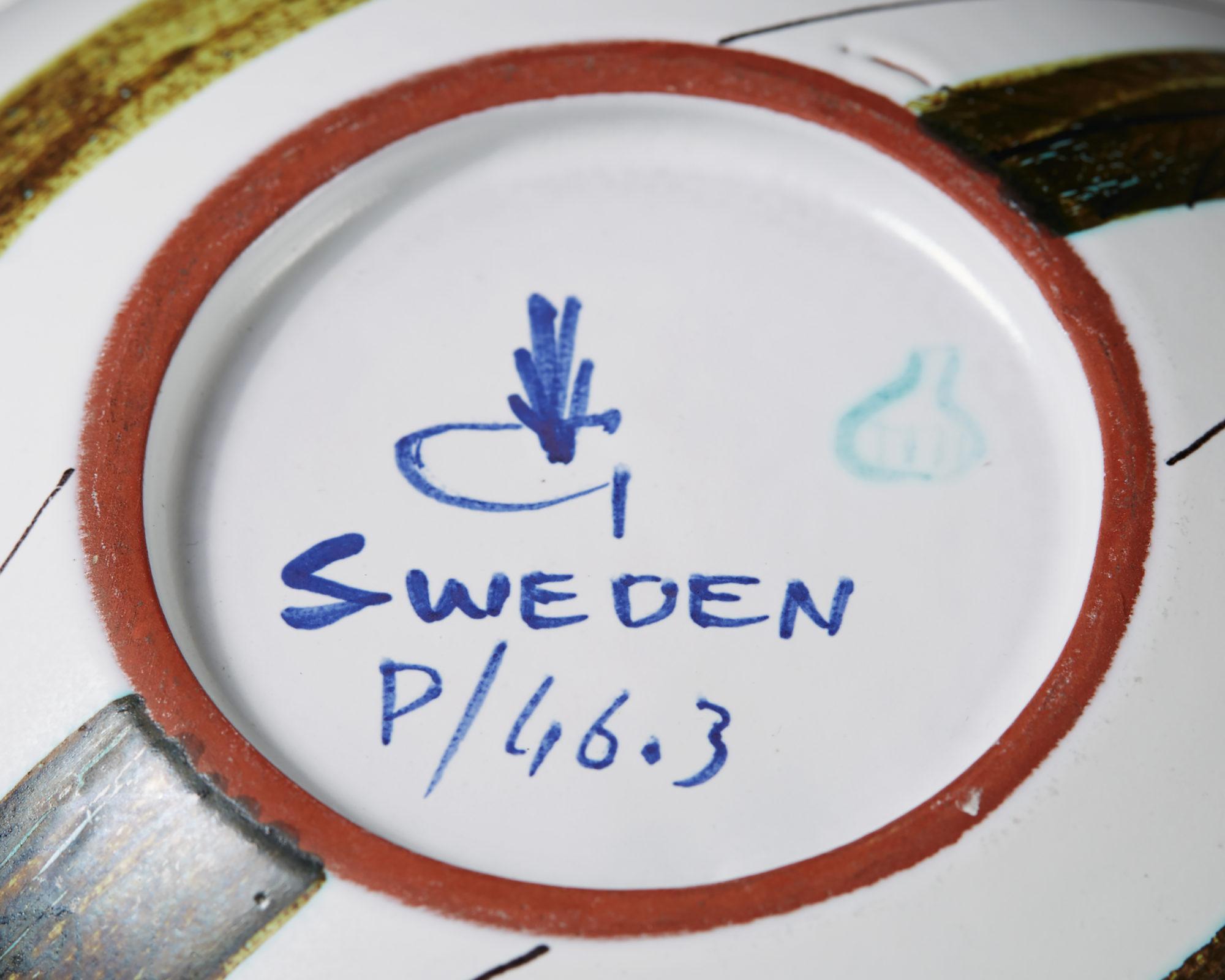 Stoneware Bowl Designed by Stig Lindberg for Gustavsberg, Sweden, 1950s