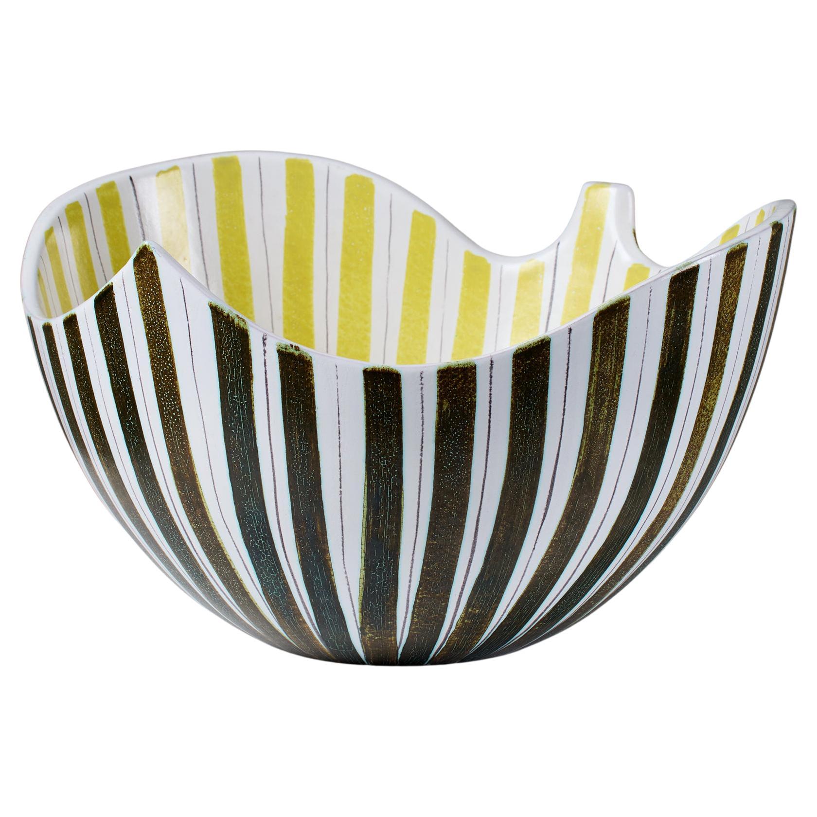 Cuenco diseñado por Stig Lindberg, Gustavsberg Suecia, años 50
