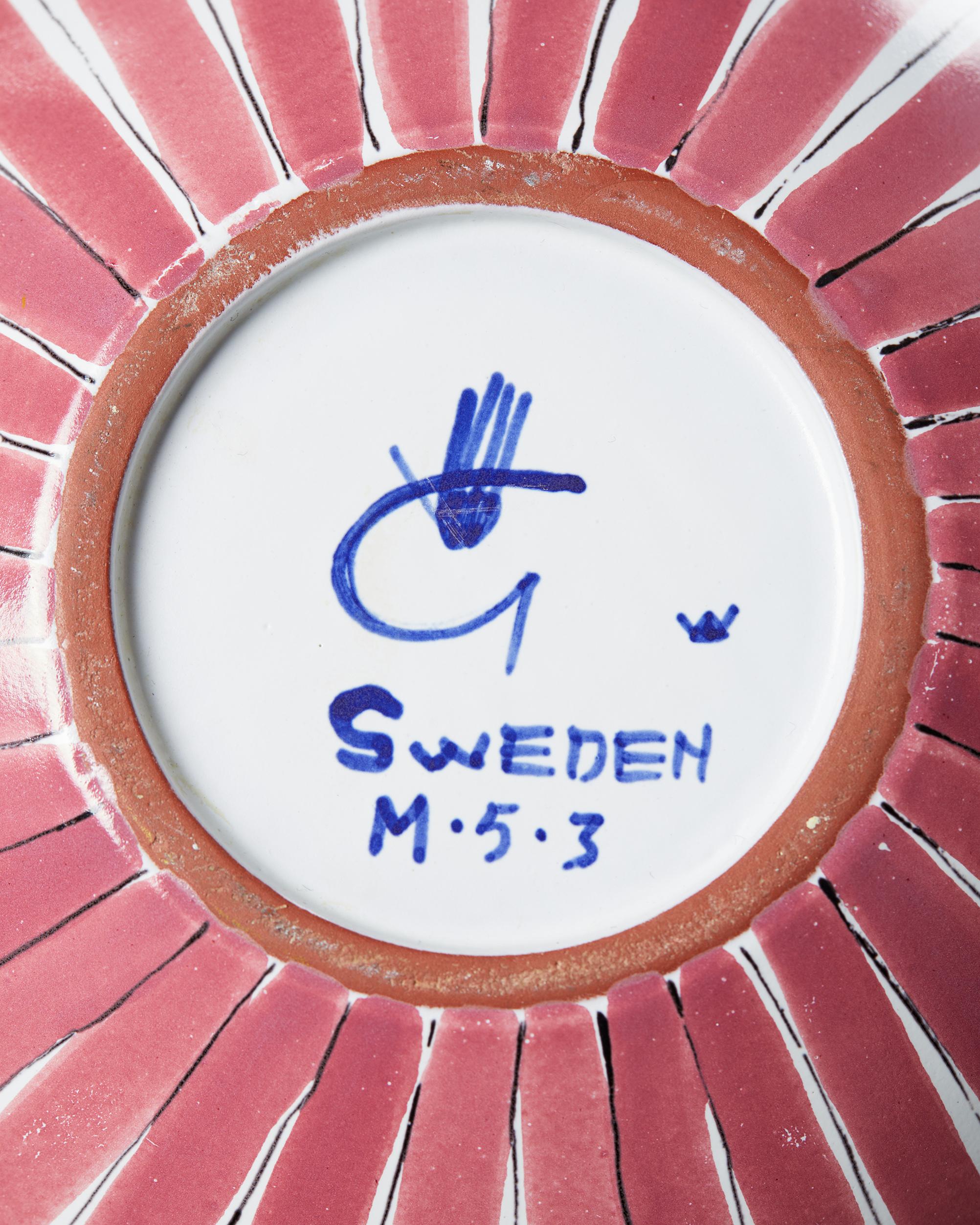 Bowl designed by Stig Lindberg, Sweden, 1950’s 1
