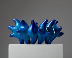 Bowl Designed by Tina Reuterberg Född, Stoneware, Signed, Sweden 1990s