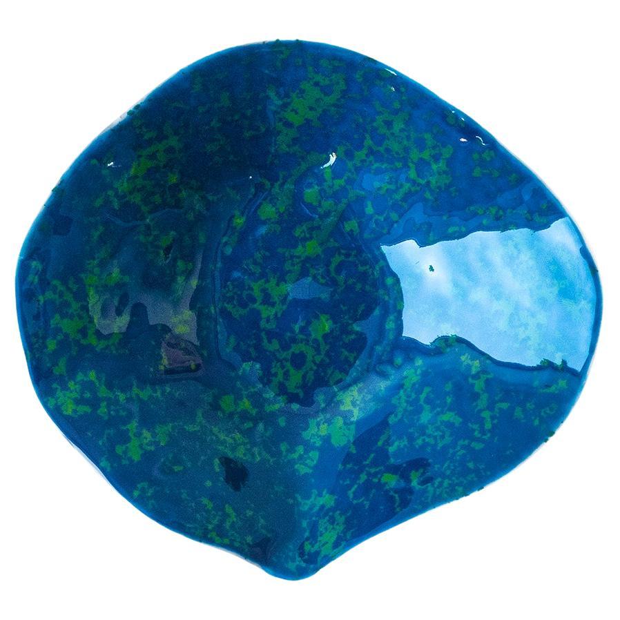 Schale / Handgefertigtes Porzellangeschirr / Blaue Lagune / Indulge Nº9