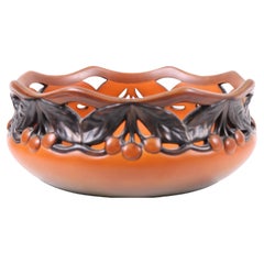 Bowl in Ceramic Designed by Ipsens, Made in Denmark, 1940s