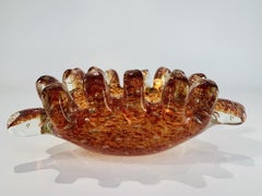 Bowl Barovier&Toso in Murano Glass for Cigars circa 1950