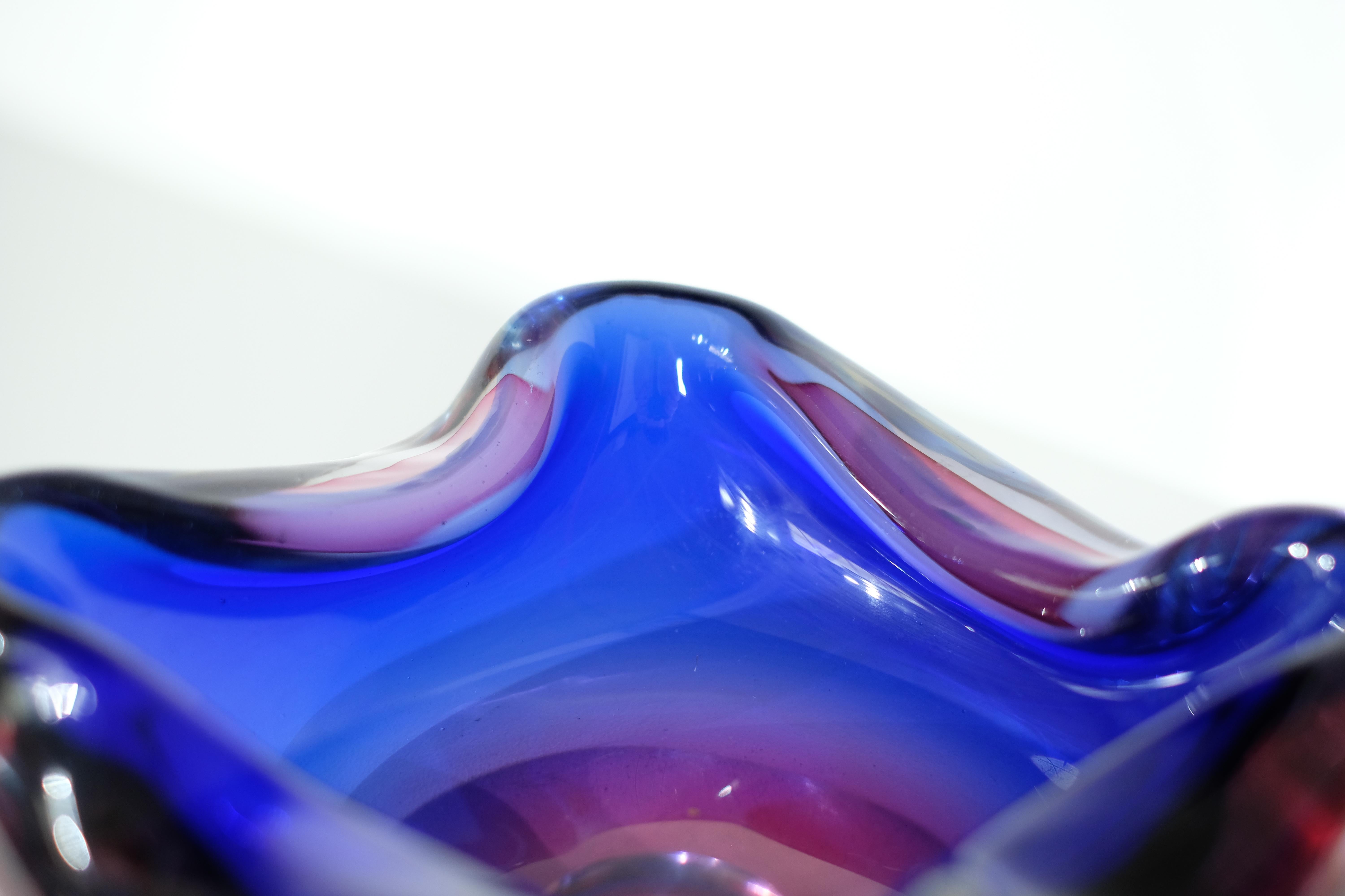 20th Century Bowl in Murano glass, Italy , 1960s For Sale