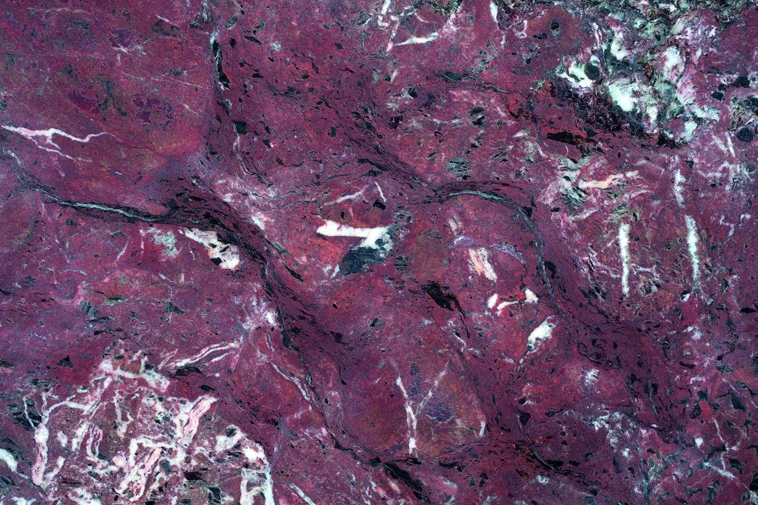 Moderne Schale aus rotem Levanto-Marmor, Schöpfer Cristoforo Trapani, auf Lager im Angebot 3