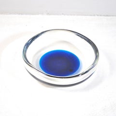 Bowl in Submerged Glass Signed Venini