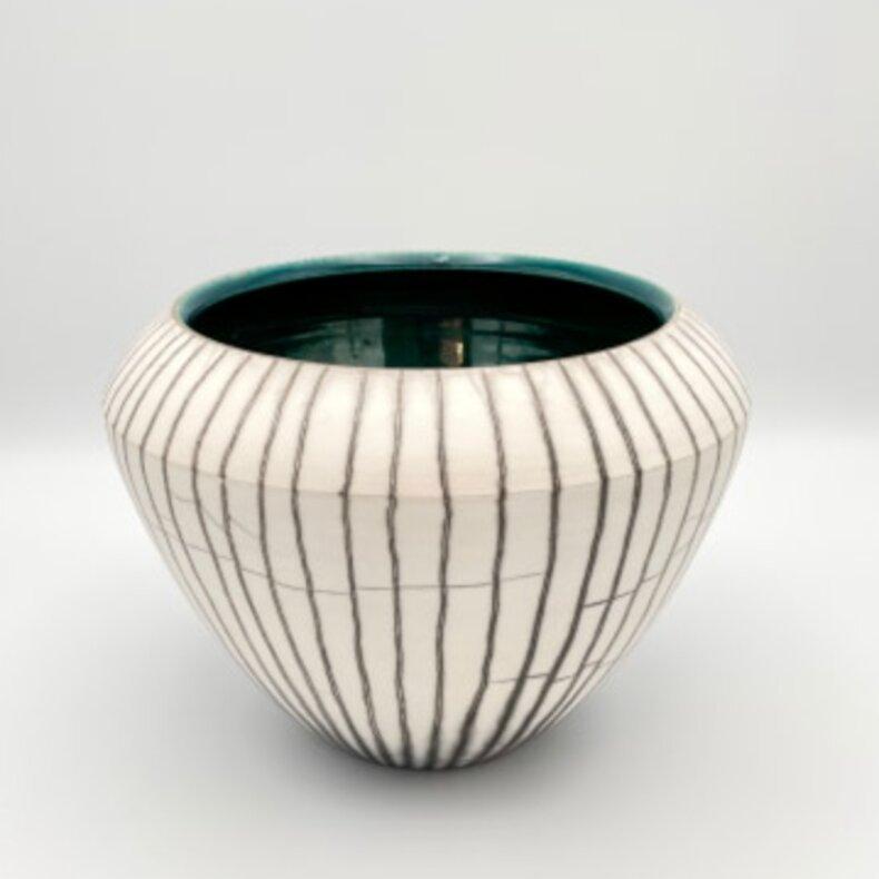 XXI secolo e contemporaneo Bowl M Lines di Denis Di Luca in vendita