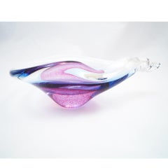 Bowl Murano Glass Violet, Midcentury