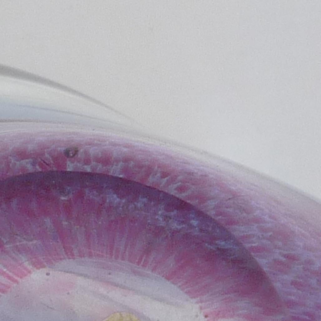 Bowl Murano Glass Violet, Midcentury (Muranoglas) im Angebot