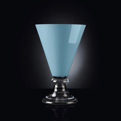 Bowl New Romantic:: Purist Blue Color:: 2020 Trend:: in Glass:: Italy