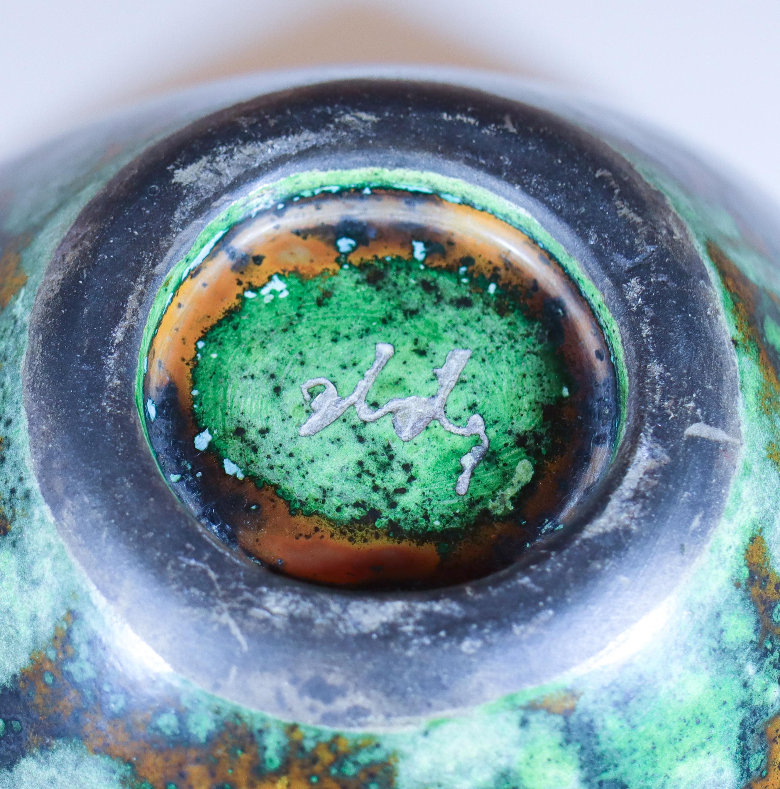Cuenco Esmalte Impresionante - Hans Hedberg - Biot, Francia en venta 3
