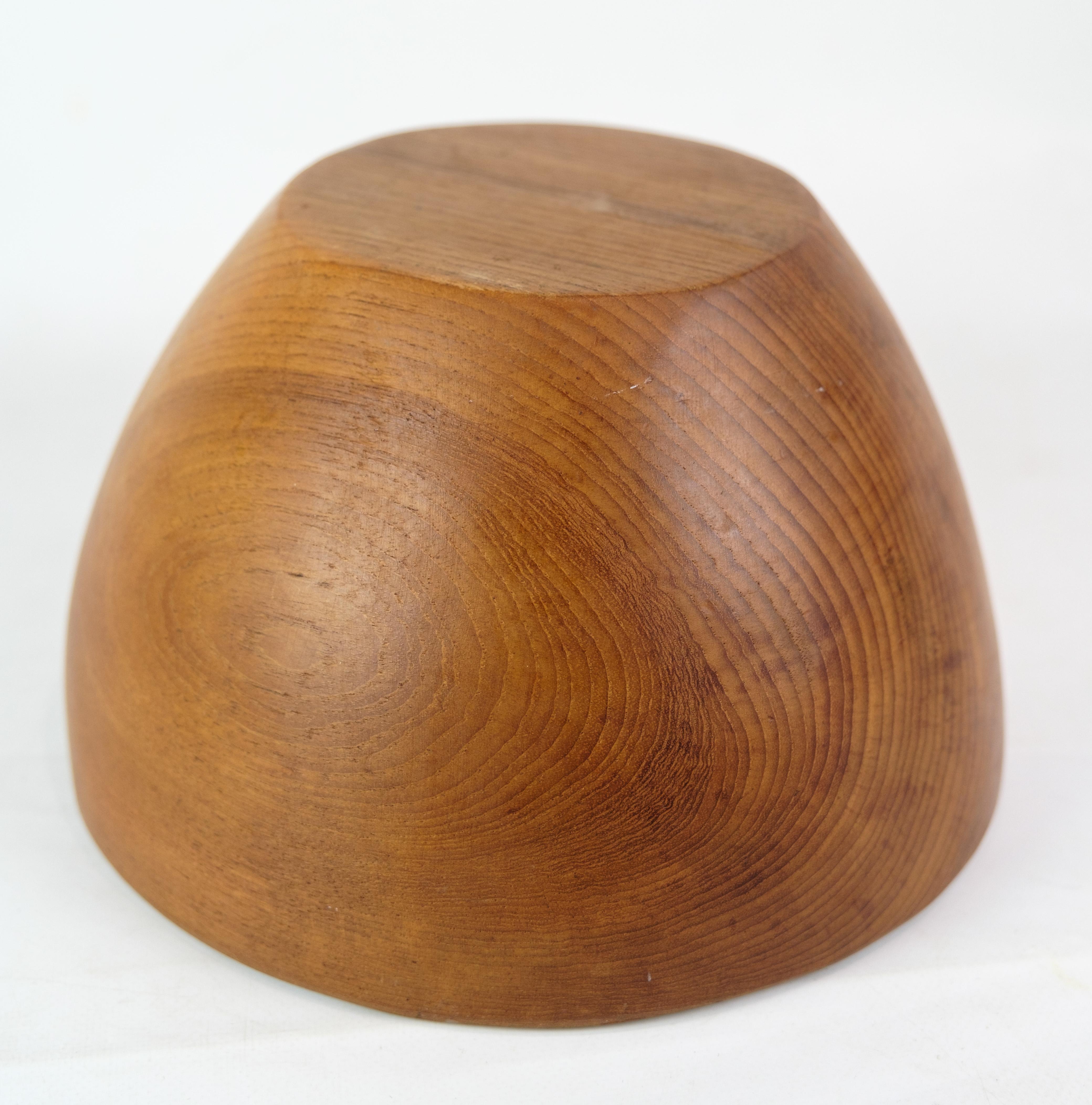Bowl, Teak Wood, Danish Design, Denmark, 1960 For Sale 5