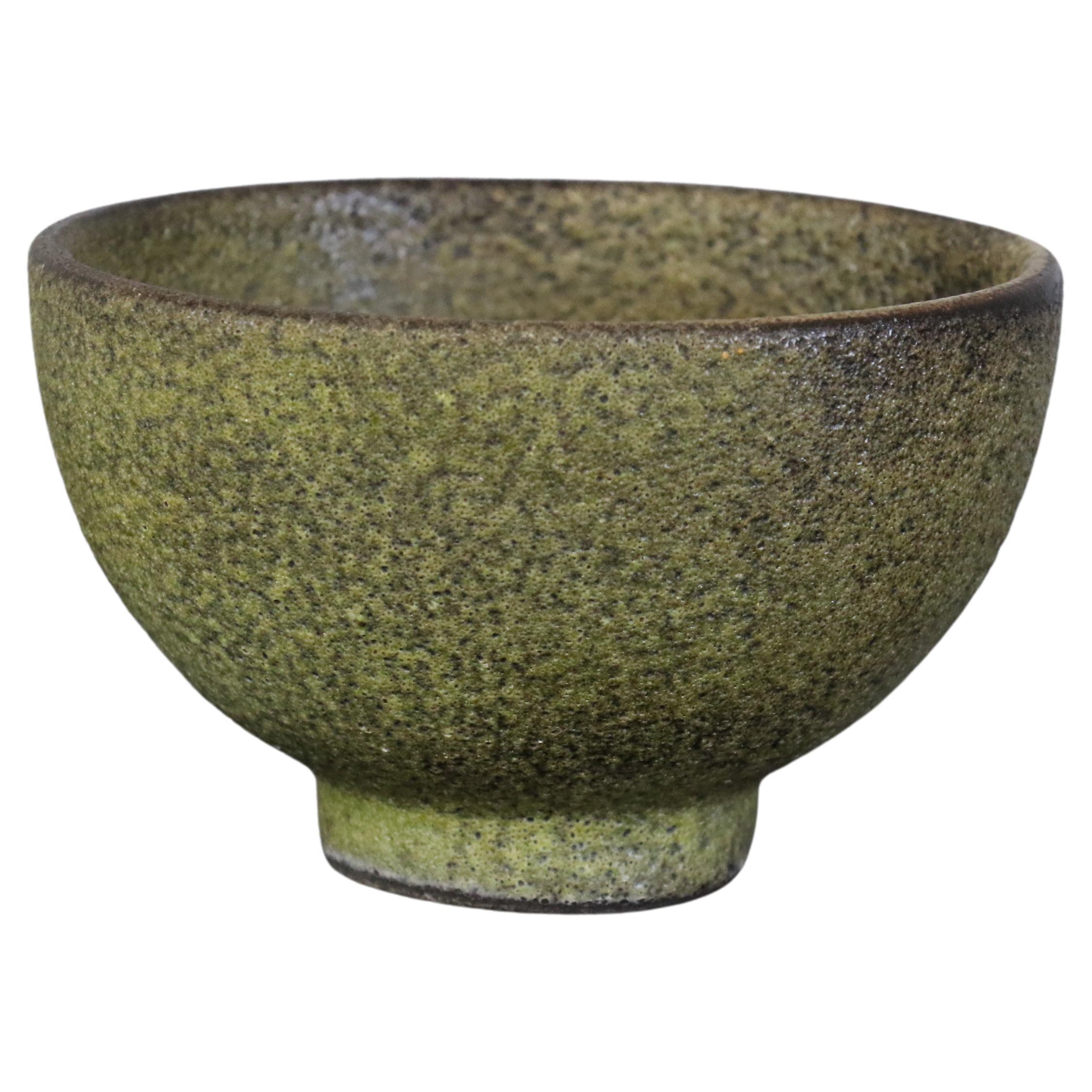 Bowl with Lava Glaze, Attributed to James Lovera, 1970 For Sale