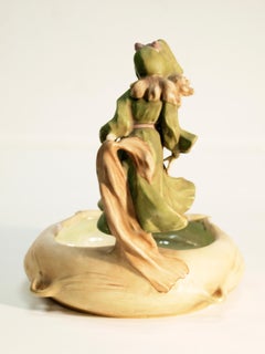 Bowl with Woman, Ceramic, Amphora, Czech Slowakia
