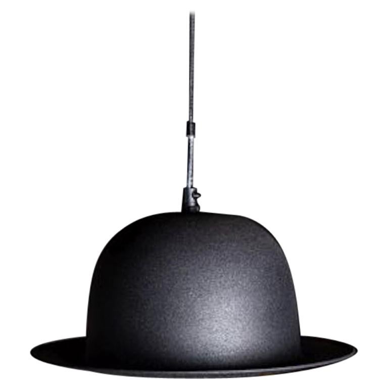 Bowler Hat Pendant Light, 20th Century For Sale