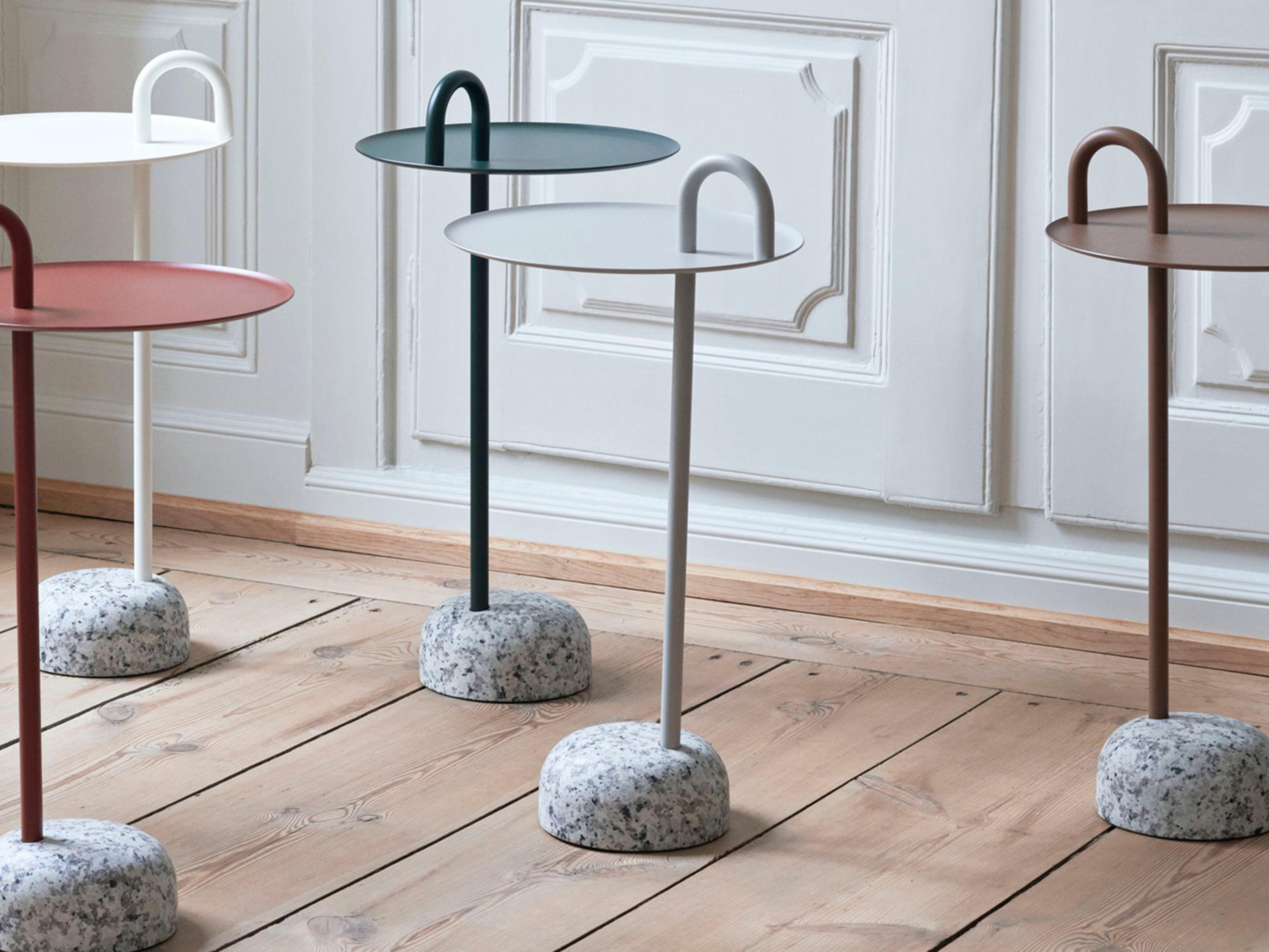 Powder-Coated Bowler Side Table - Beige, by Shane Schneck for Hay For Sale
