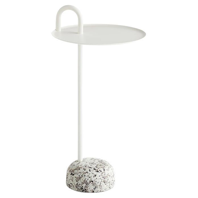 Bowler Side Table in Cream White by Shane Schneck for Hay For Sale