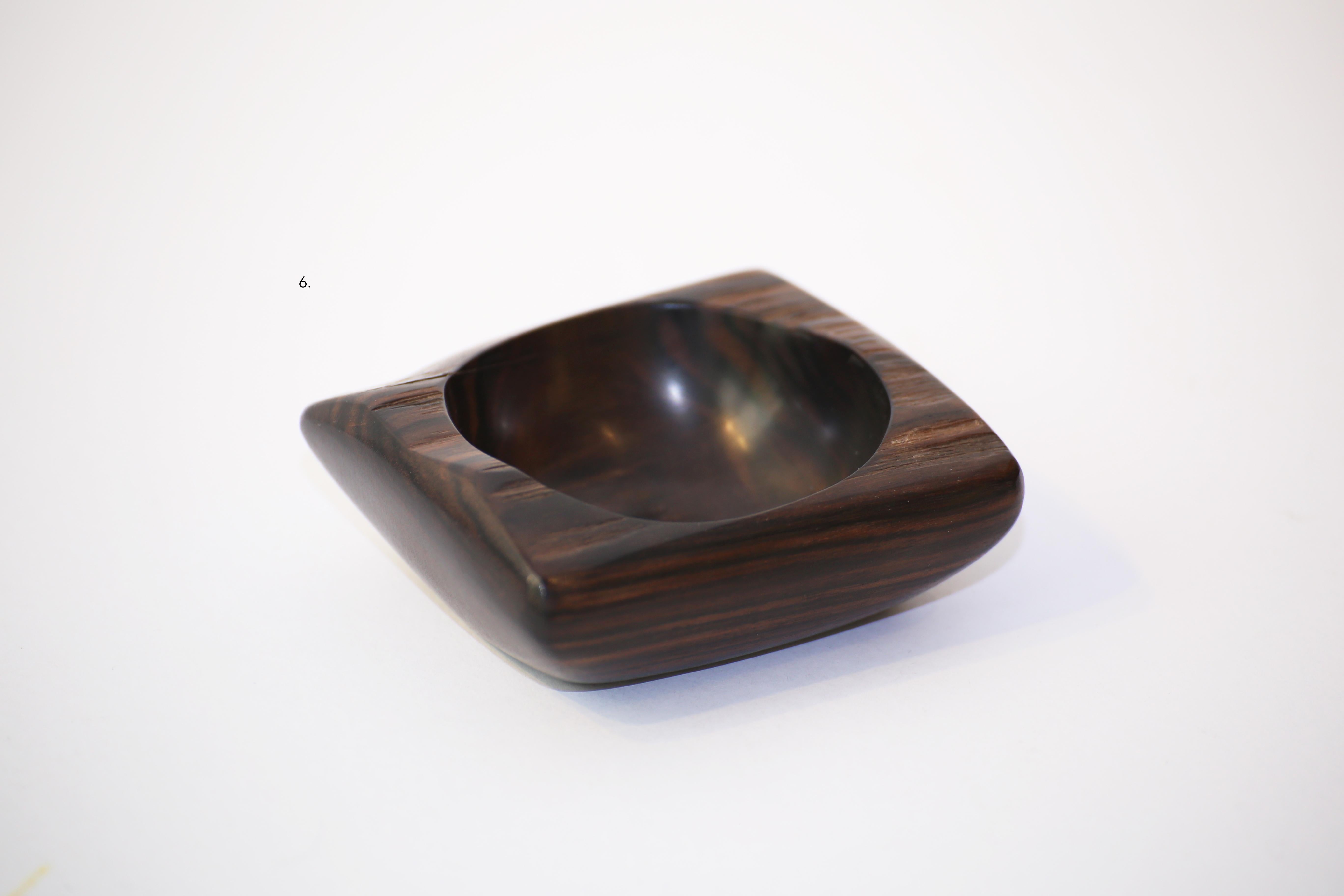 Odile Noll's Bowls Set in Different Types of Wood In Excellent Condition For Sale In Paris, FR