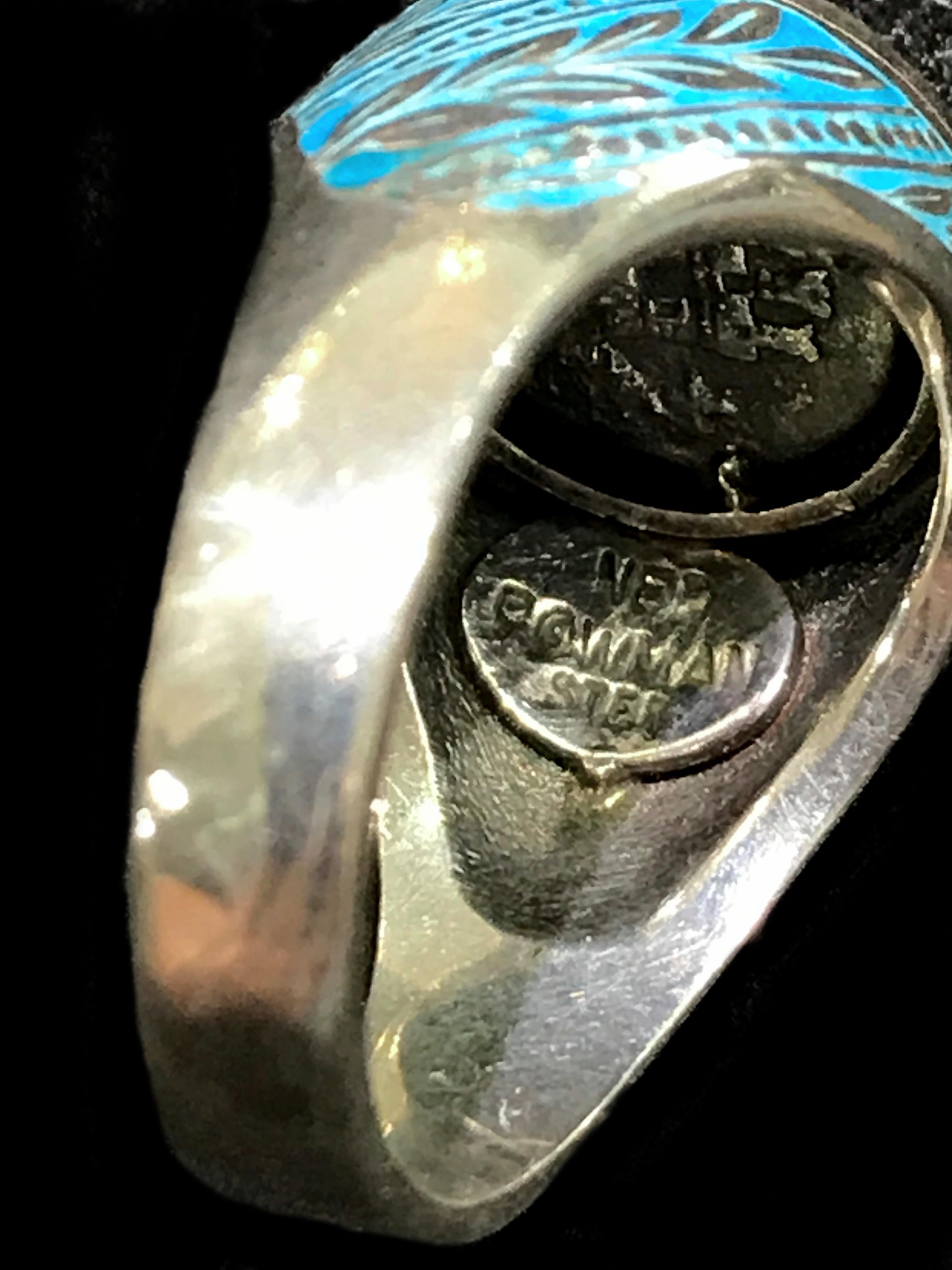 Artisan Handmade Laurel Leaf Lion Signet Style Ring For Sale