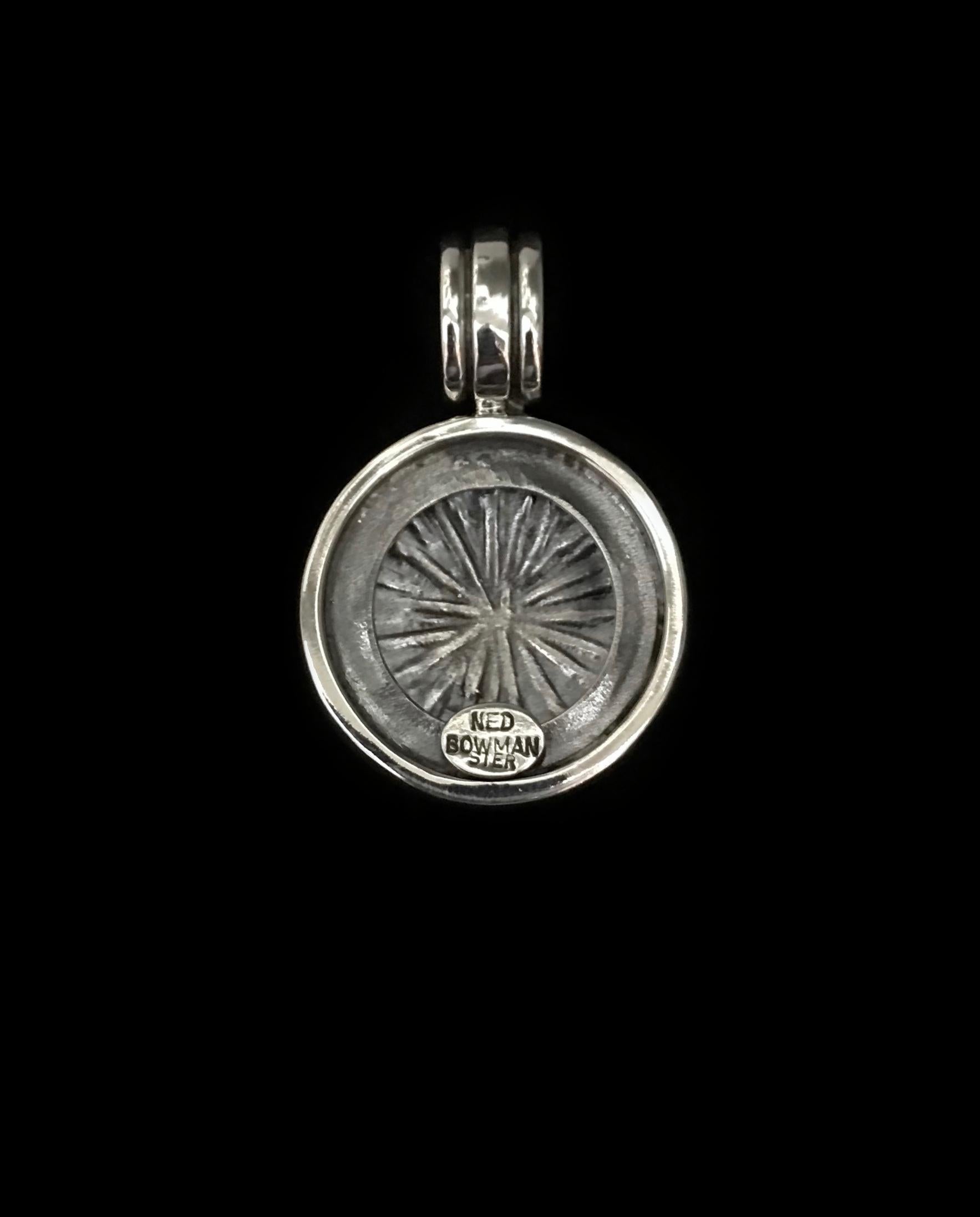Handmade Sun Dial Pendant In New Condition For Sale In Sarasota, FL