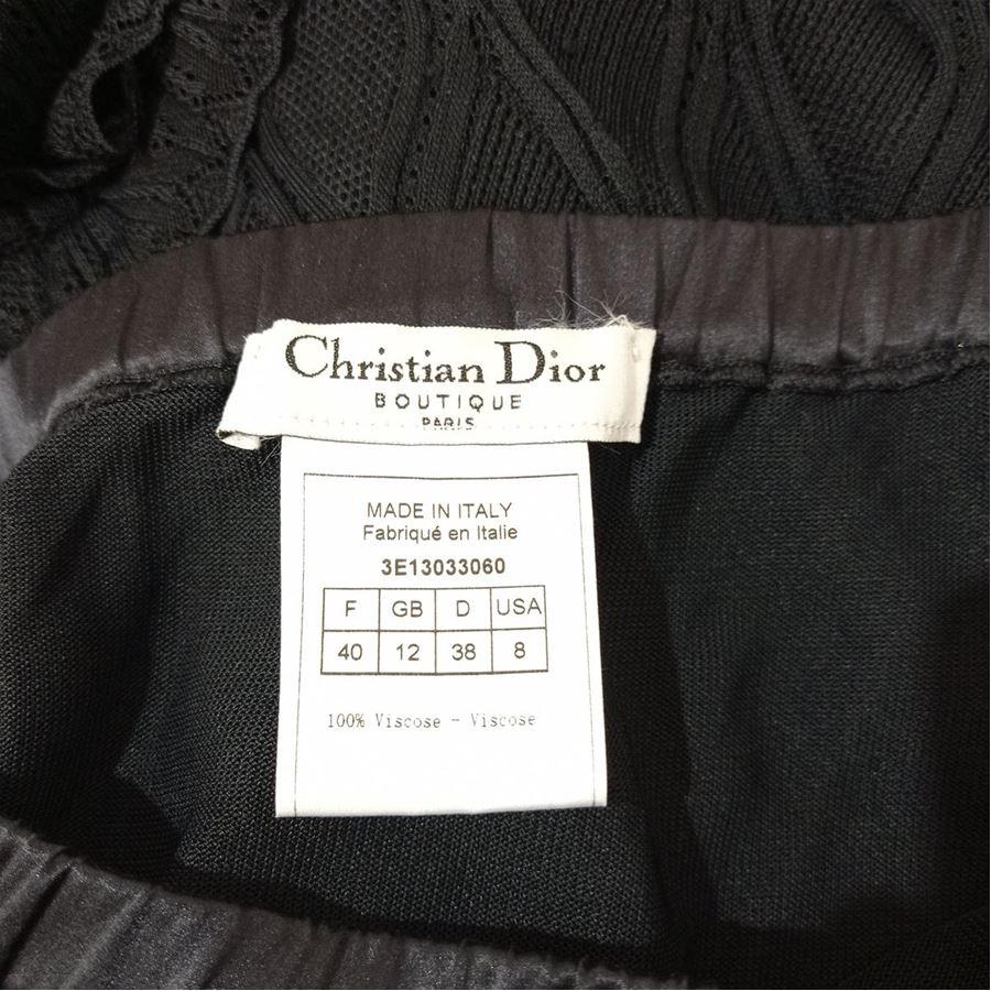 Christian Dior Bows skirt size 44 In Excellent Condition For Sale In Gazzaniga (BG), IT