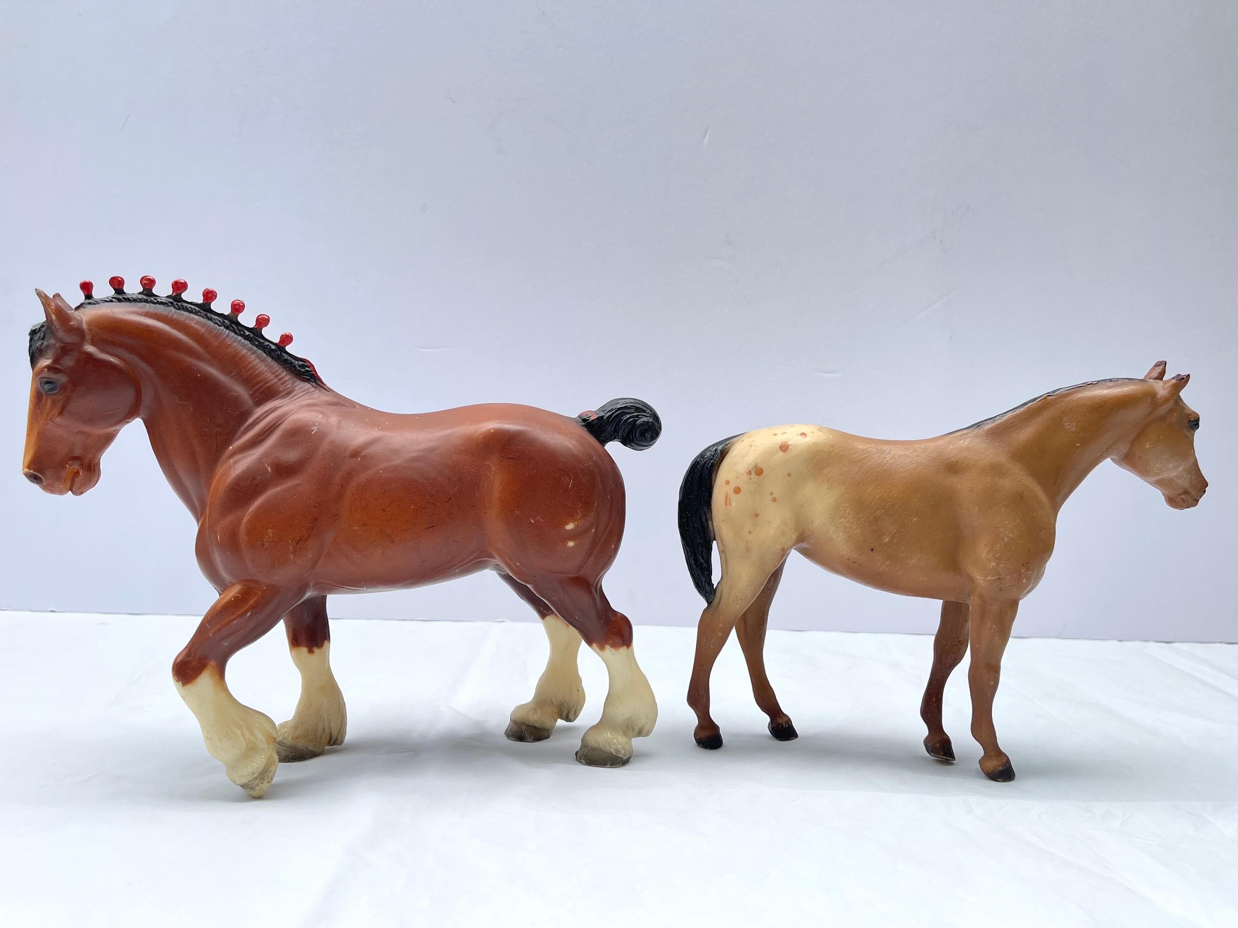  Set of Six Large Vintage Breyer Horses (Box 1 ) For Sale 2