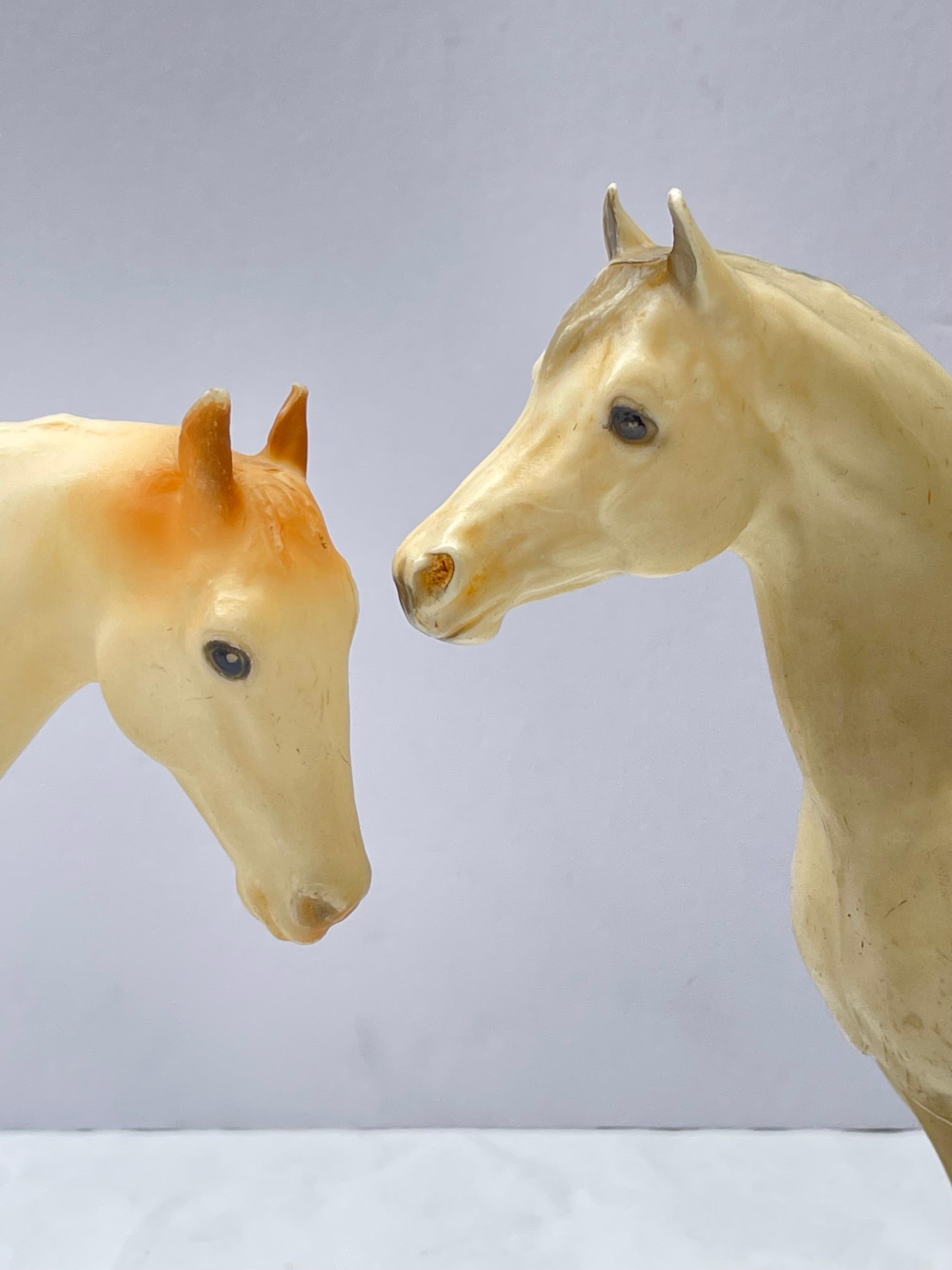 Plastic  Set of Six Large Vintage Breyer Horses (Box 1 ) For Sale