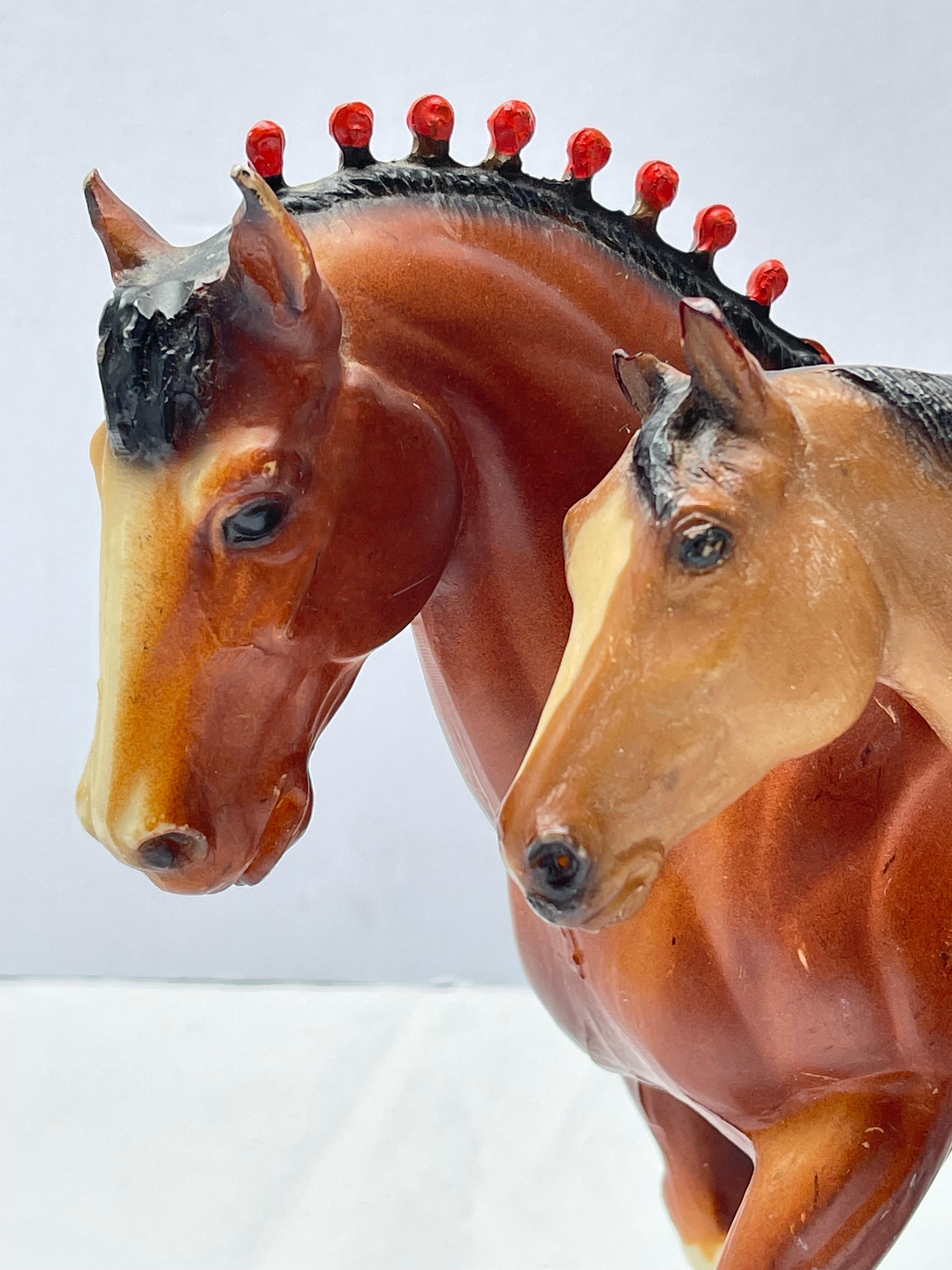  Set of Six Large Vintage Breyer Horses (Box 1 ) For Sale 1