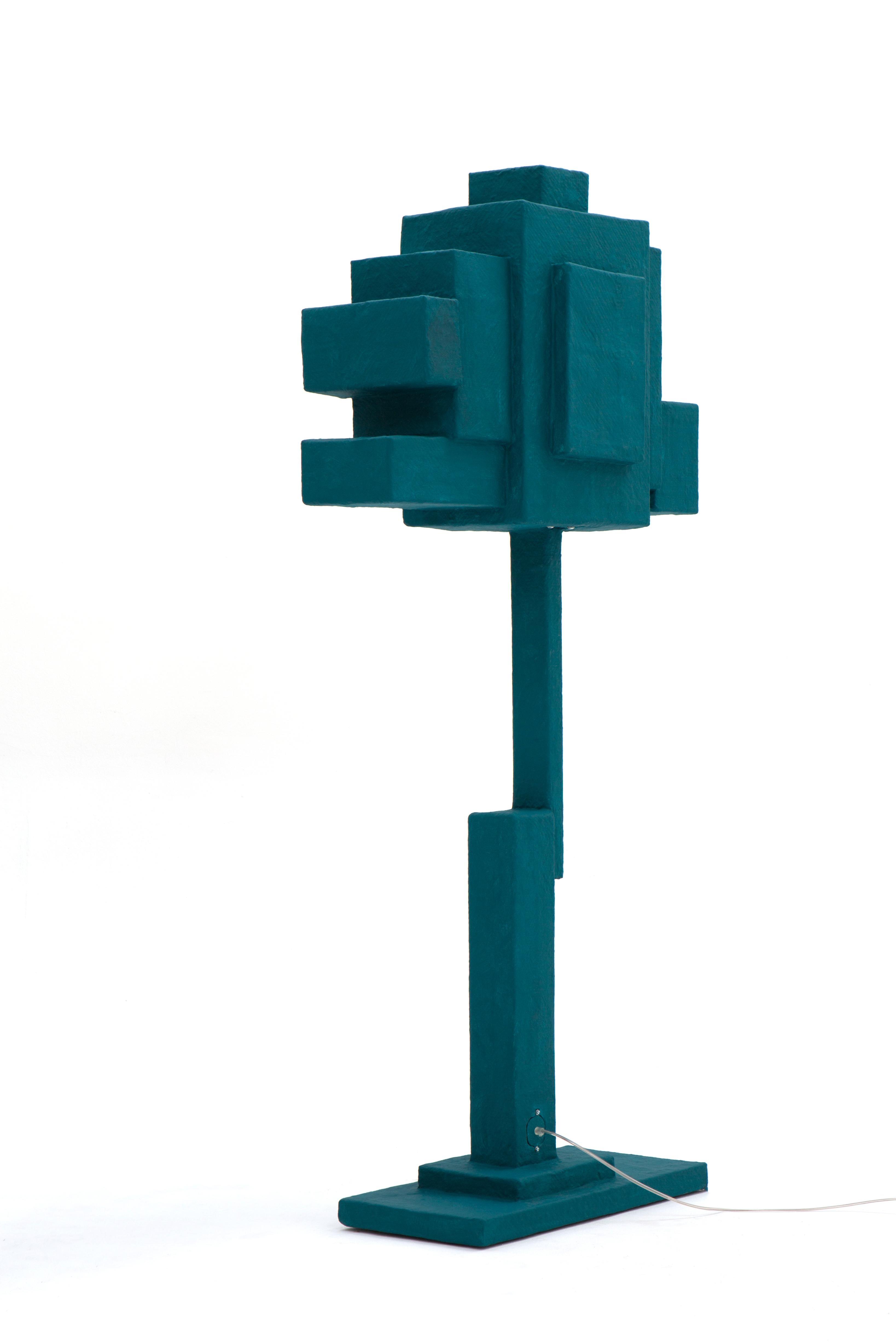 Box-1 Standing lamp, une lampe fabriquée à partir de boîtes en carton recyclées Neuf - En vente à ZUTPHEN, NL
