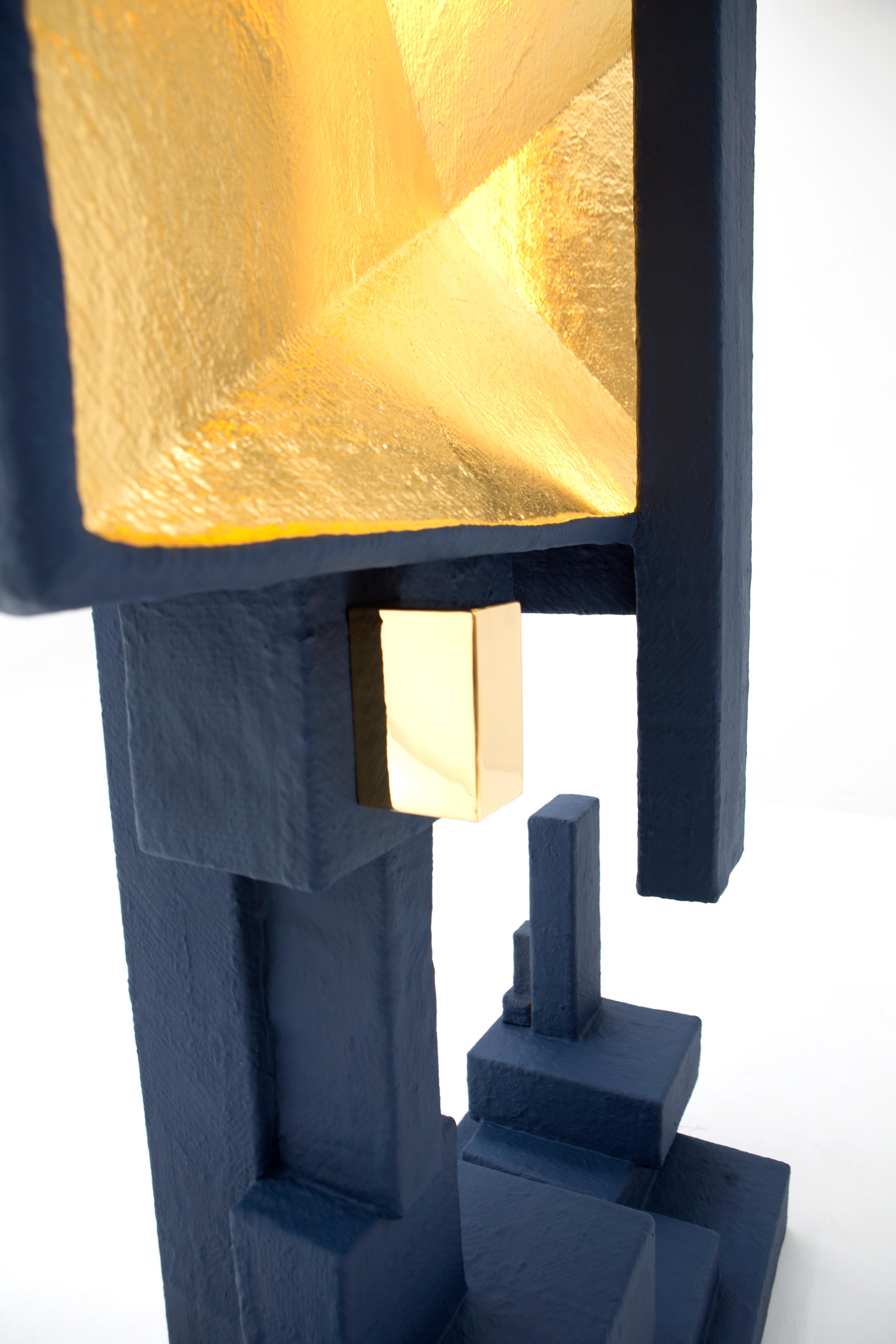 Box-2 Standing lamp, un'enorme lampada realizzata con scatole di cartone riciclate in vendita 3