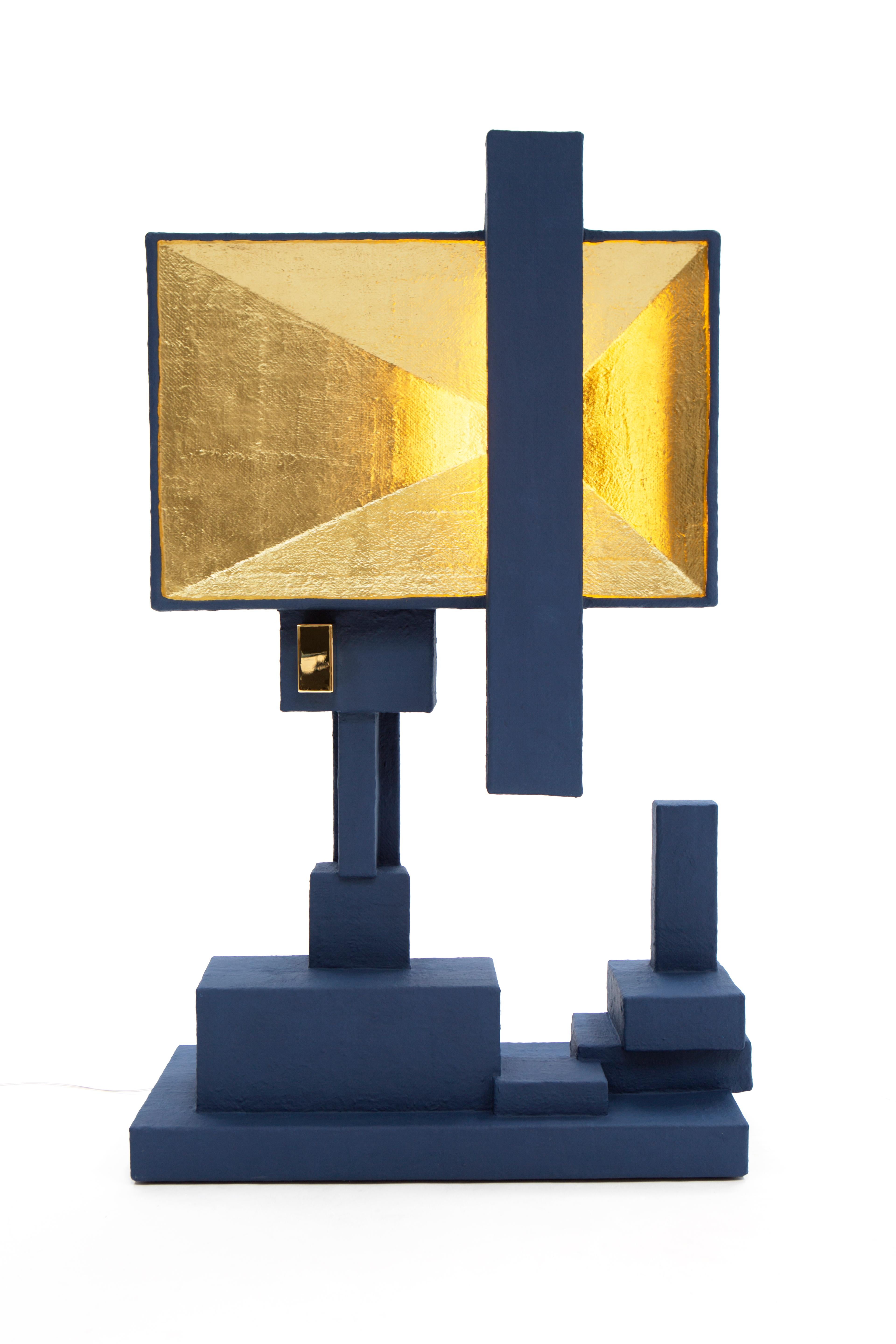 Box-2 Standing lamp, un'enorme lampada realizzata con scatole di cartone riciclate in vendita 4