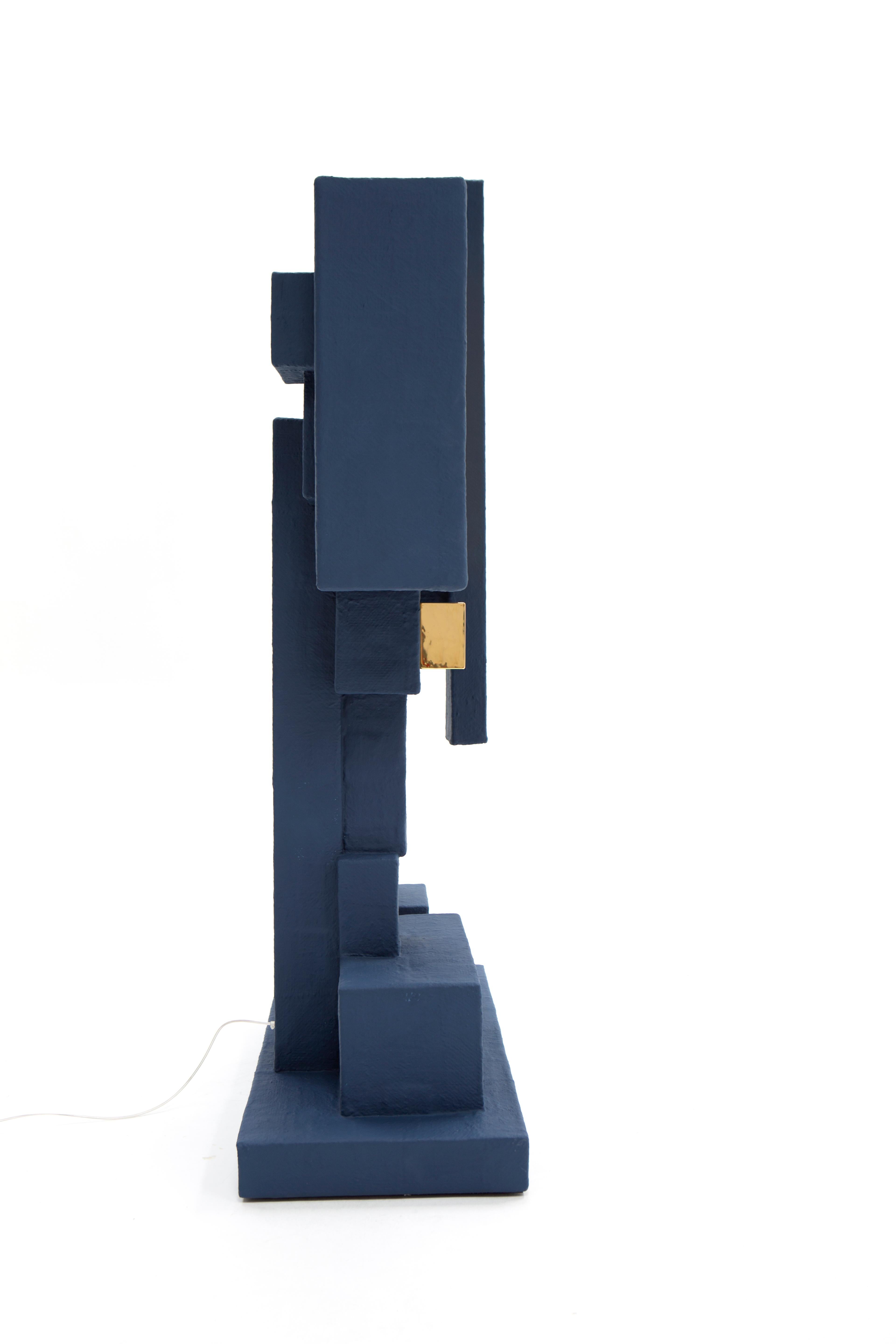 Box-2 Standing lamp, un'enorme lampada realizzata con scatole di cartone riciclate in vendita 5