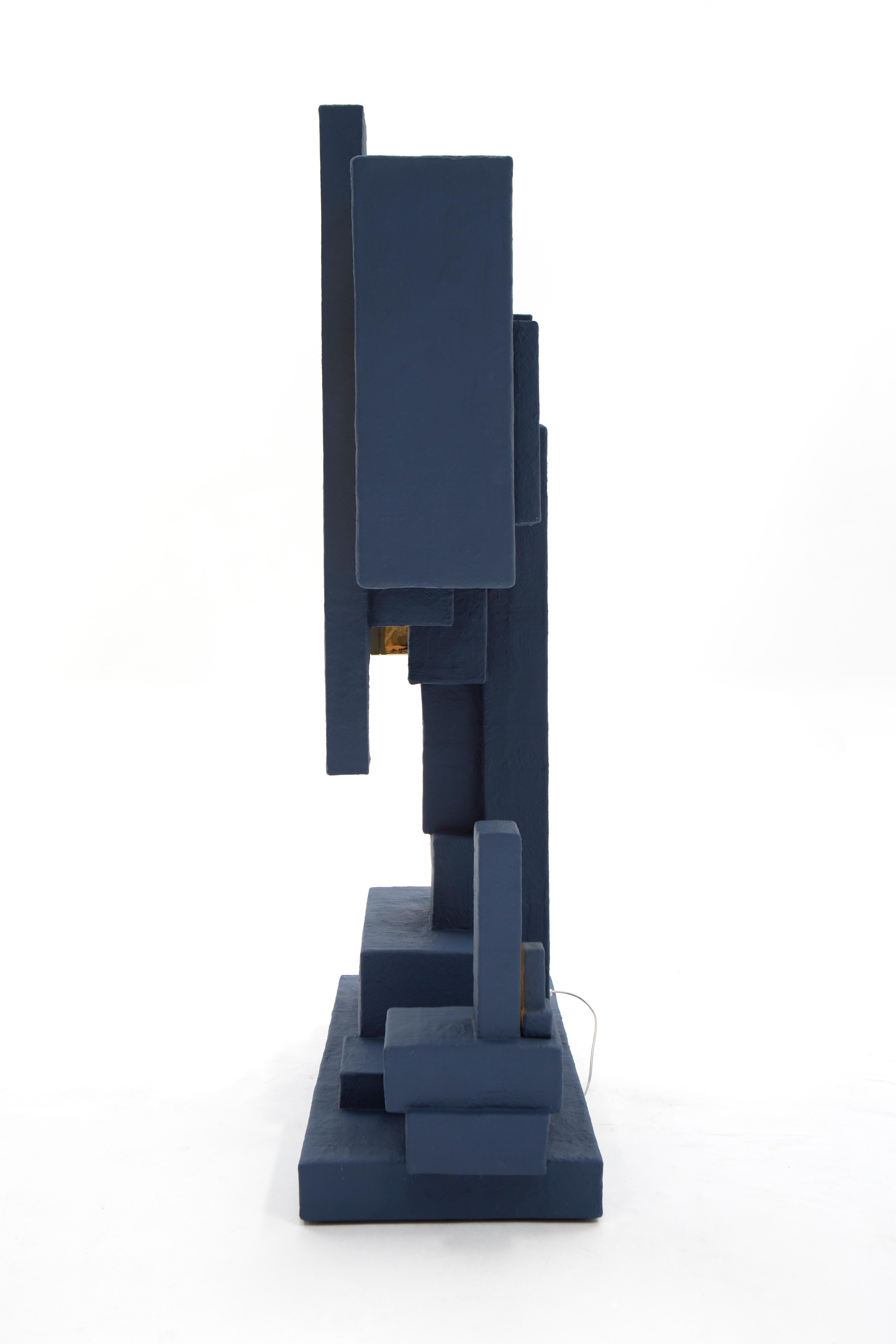Box-2 Standing lamp, un'enorme lampada realizzata con scatole di cartone riciclate in vendita 6