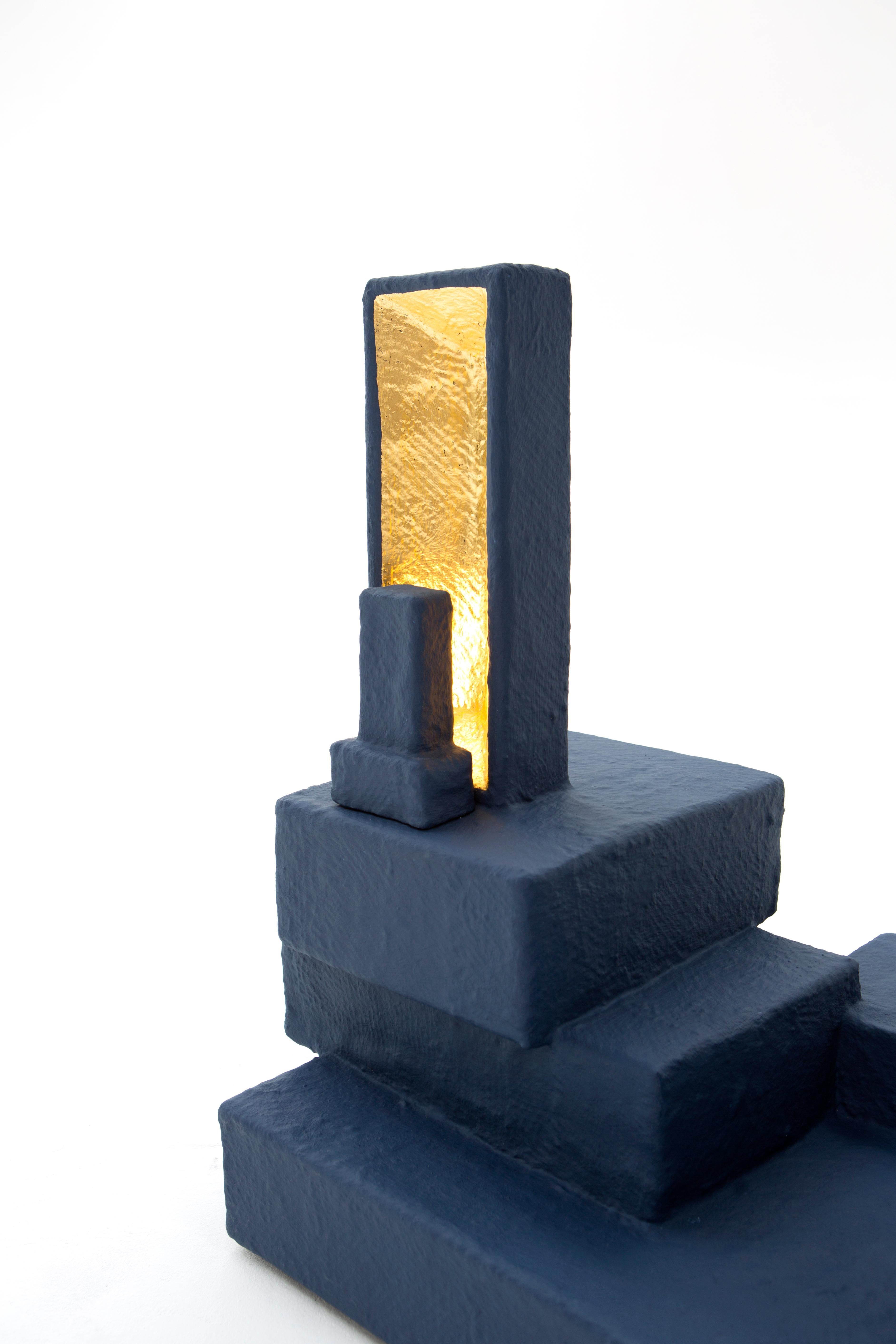 Box-2 Standing lamp, un'enorme lampada realizzata con scatole di cartone riciclate in vendita 1